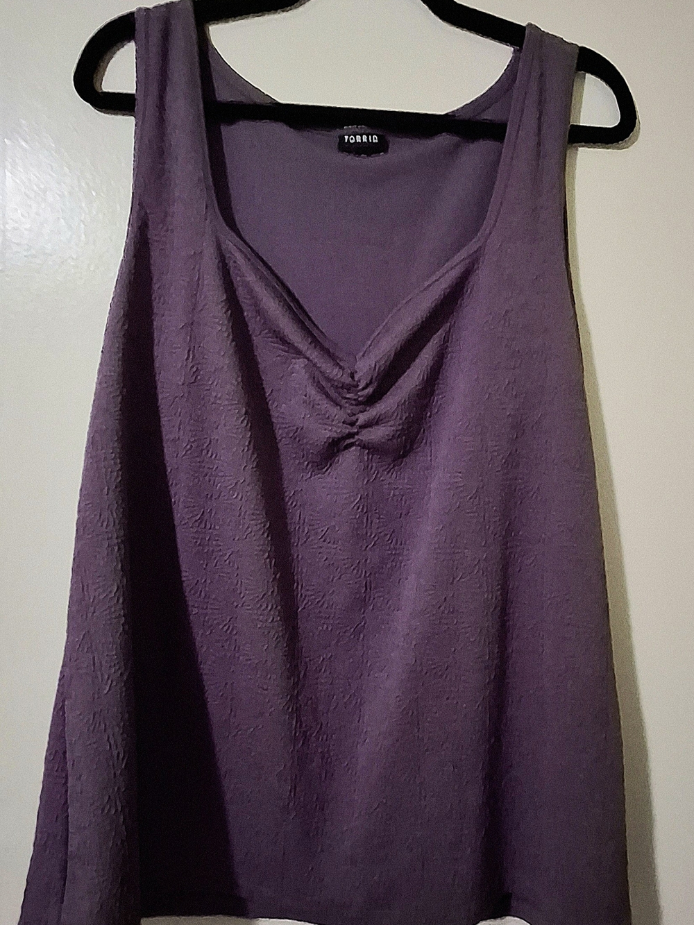 Torrid Purple Textured Tank Top